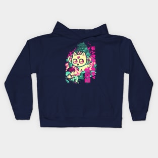 Kaiju Princess Kitty Kids Hoodie